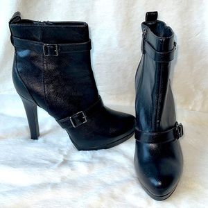 SIMPLY VERA by VERA WANG WOMEN’S Black Buckle Boots Sz 10